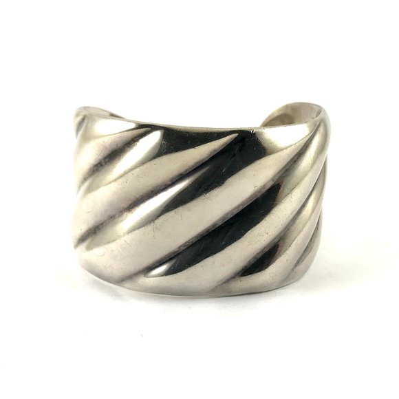 Vintage Sterling Silver 925 Mexico JRI Cuff Bracelet - Picture 1 of 3